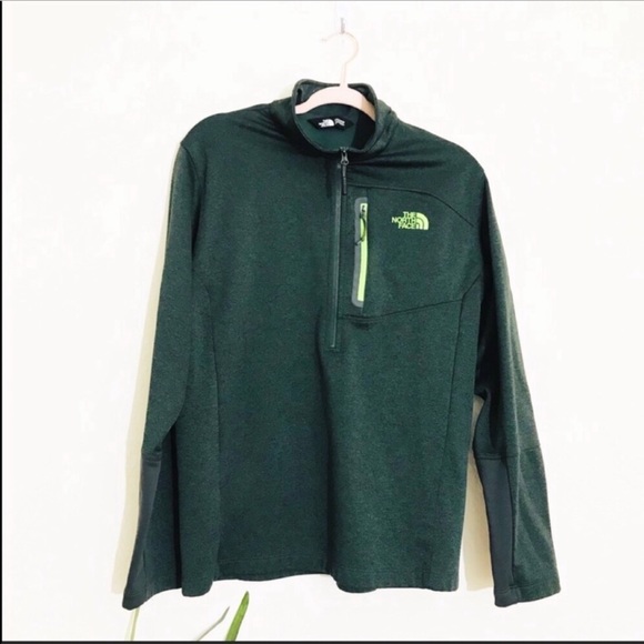 north face half zip sweater